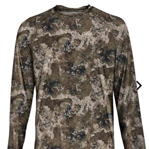 Cabela's Brown and Green Long Sleeve Tee